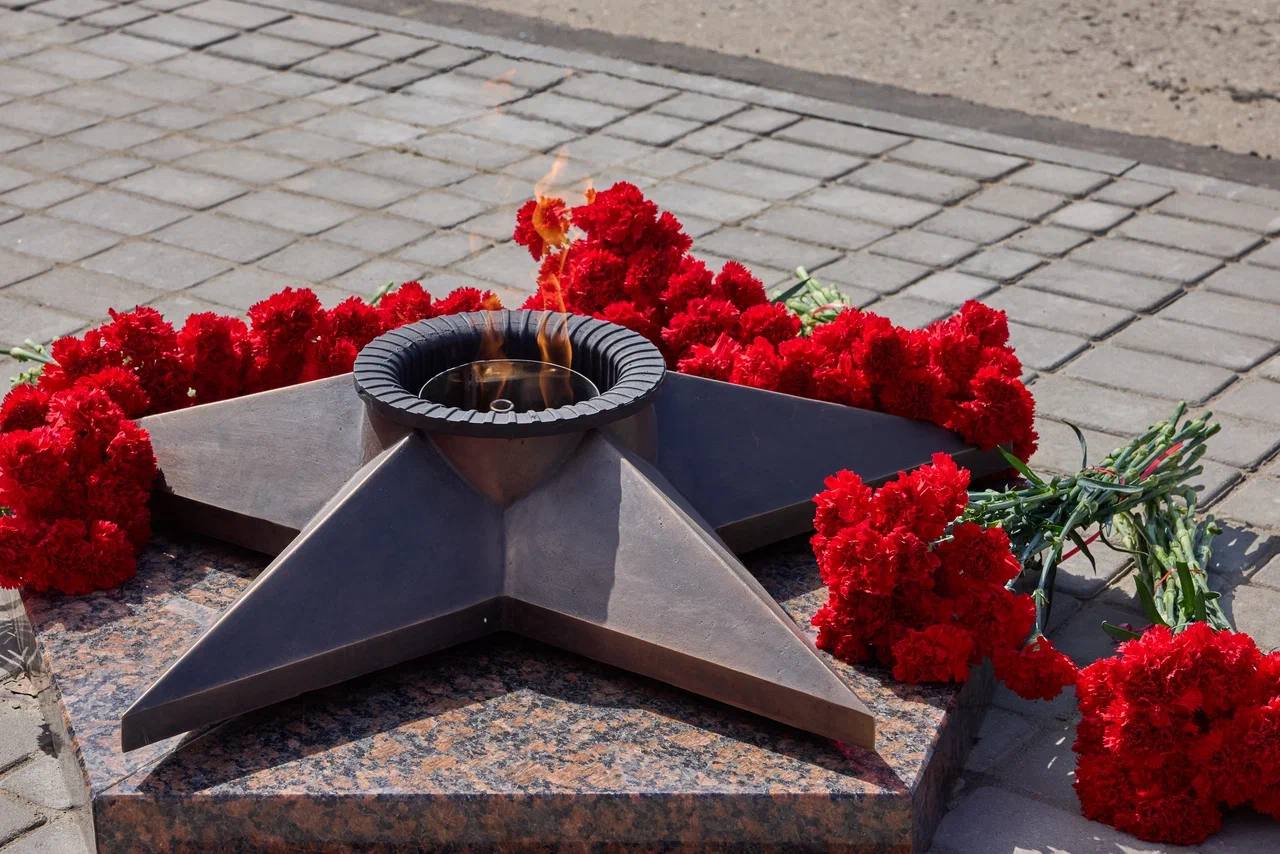 В Костерево зажжён Вечный огонь в память о героях Великой Отечественной войны 