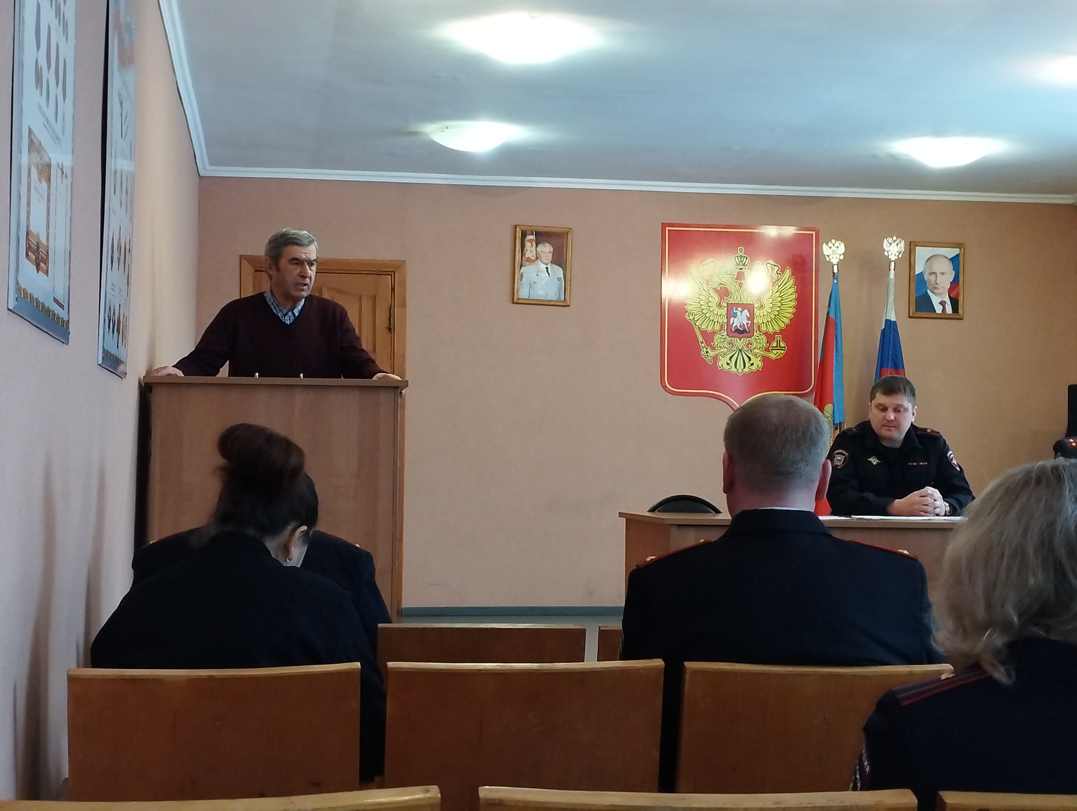 Председатель общественного совета при ОМВД России по Петушинскому району принял участие в итоговом заседании